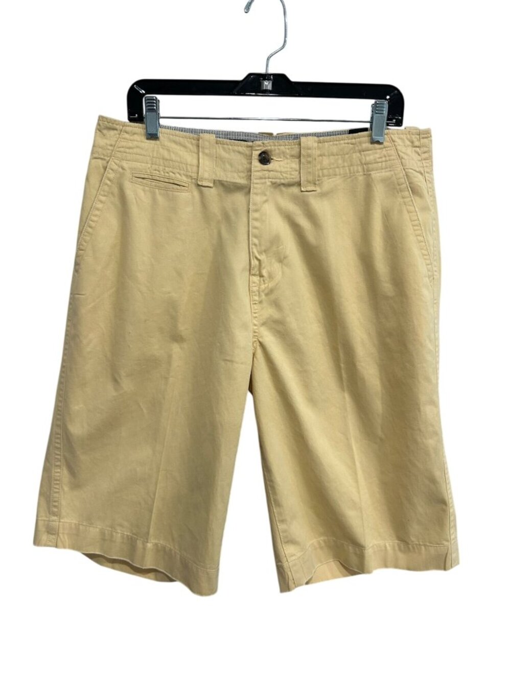 Arizona 34 Mens Beige Cotton Chino Shorts Classic Fit Preppy Vintage Style